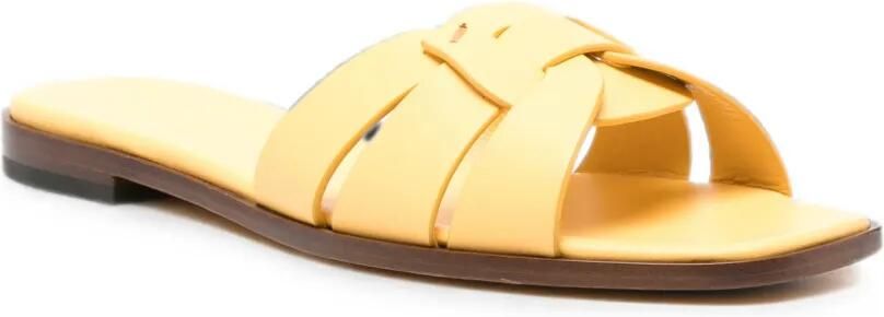 Doucal's Leren sandalen Geel - Foto 4
