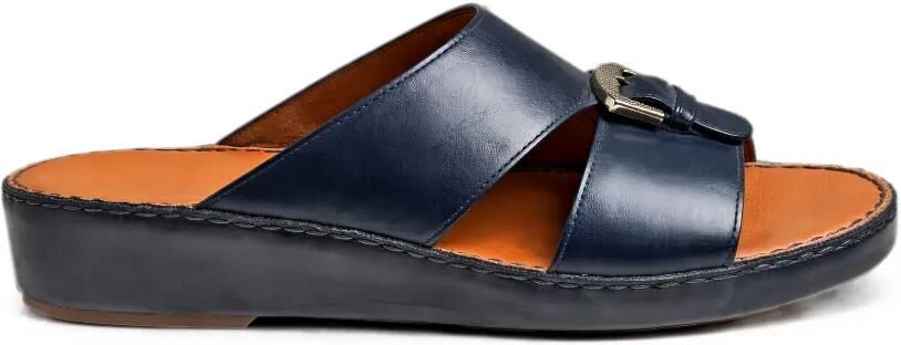 Doucal's Leren sandalen met gesp Blauw