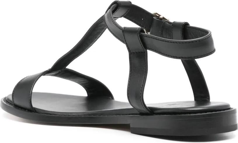 Doucal's Leren sandalen met gesp Zwart - Foto 2