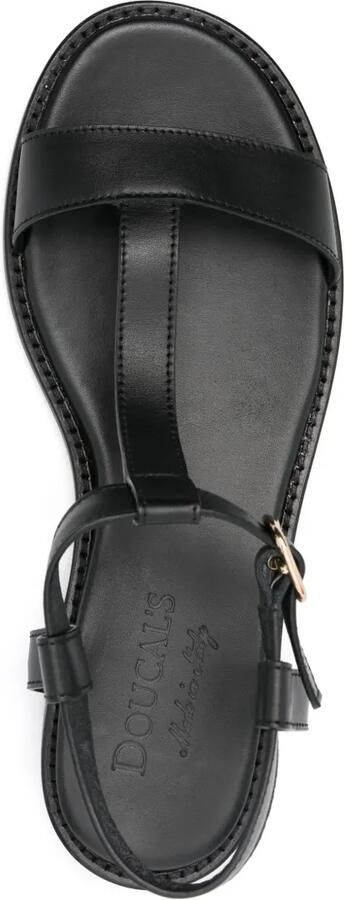 Doucal's Leren sandalen met gesp Zwart - Foto 4