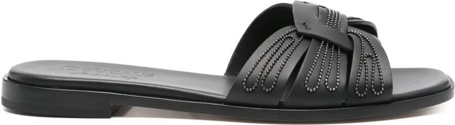 Doucal's Leren sandalen Zwart