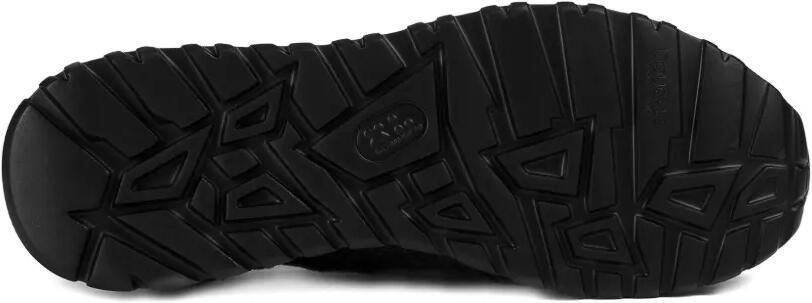 Doucal's Leren sneakers met wollen vlakken Zwart - Foto 4