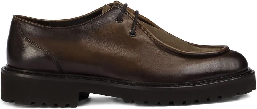 Doucal's Leren veterschoenen Bruin
