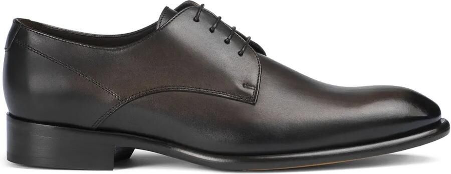 Doucal's Leren veterschoenen Zwart