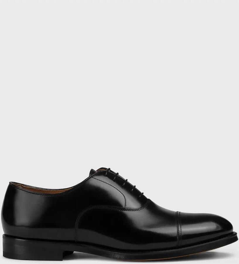 Doucal's Leren veterschoenen Zwart