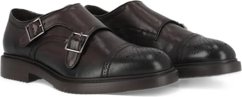 Doucal's Levanto double-strap monk shoes Bruin