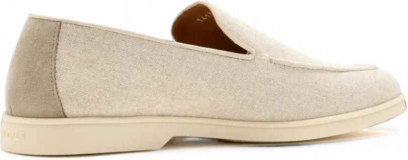 Doucal's Linnen slip-on loafers Wit - Foto 4