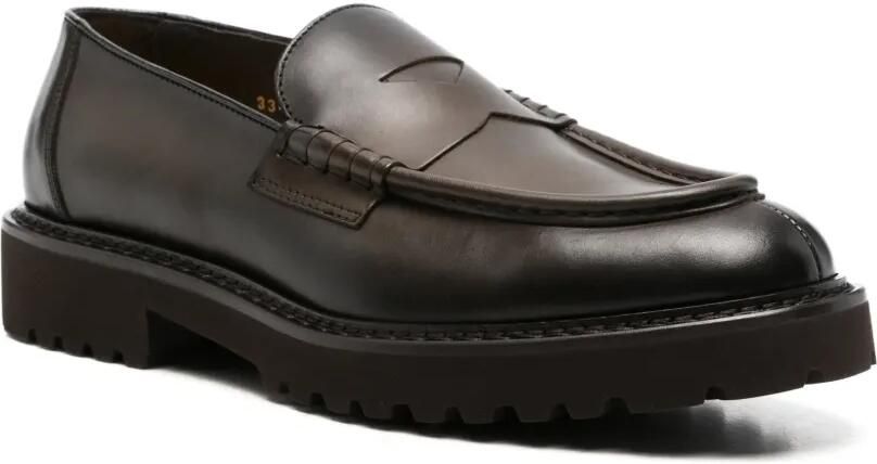 Doucal's Loafers met chunky zool Bruin - Foto 3