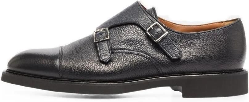 Doucal's Loafers met dubbele gesp en gespbandje Blauw