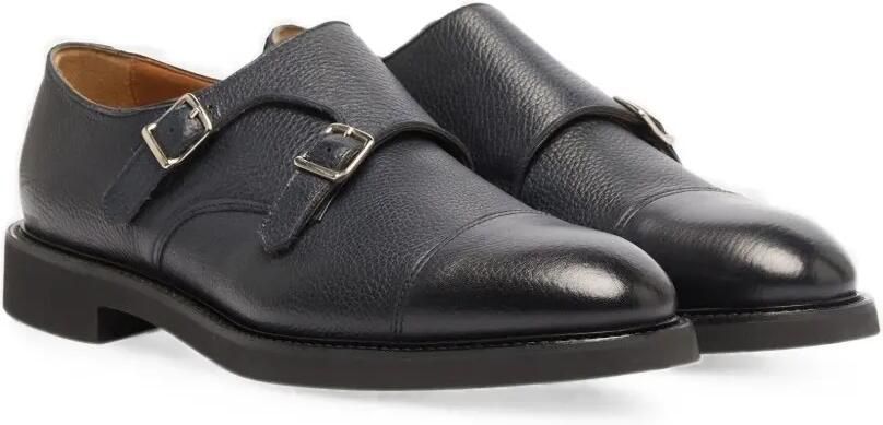 Doucal's Loafers met dubbele gesp en gespbandje Blauw - Foto 4