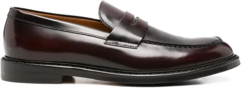 Doucal's Loafers met gepolijste afwerking Bruin
