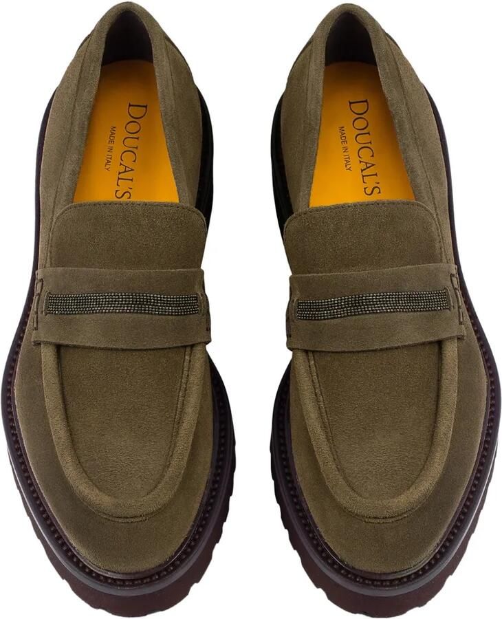 Doucal's Loafers met kettingdetail Bruin - Foto 2