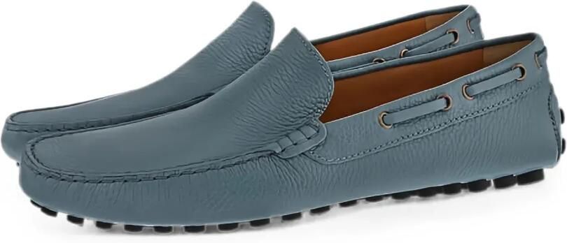 Doucal's Loafers van bewerkt leer Blauw - Foto 2