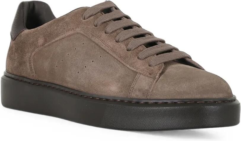 Doucal's Low-top sneakers met suède finish Bruin - Foto 2