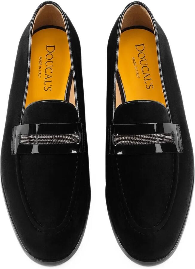Doucal's micro-stud loafers Zwart - Foto 2