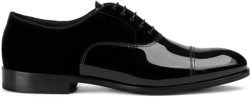 Doucal's Oxford lakleren schoenen Zwart