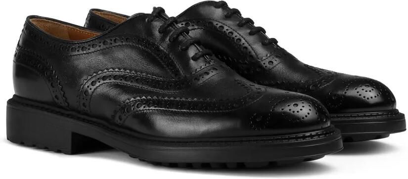 Doucal's Oxford schoenen met brogue-detail Zwart - Foto 3