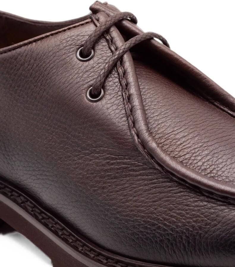 Doucal's Oxford schoenen met textuur en stiksels Bruin - Foto 2
