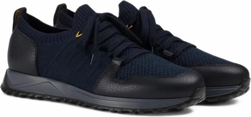 Doucal's Gebreide sneakers met vlakken Blauw - Foto 3