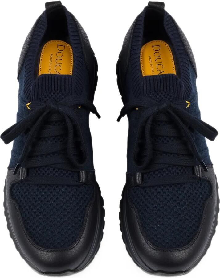 Doucal's Gebreide sneakers met vlakken Blauw - Foto 2