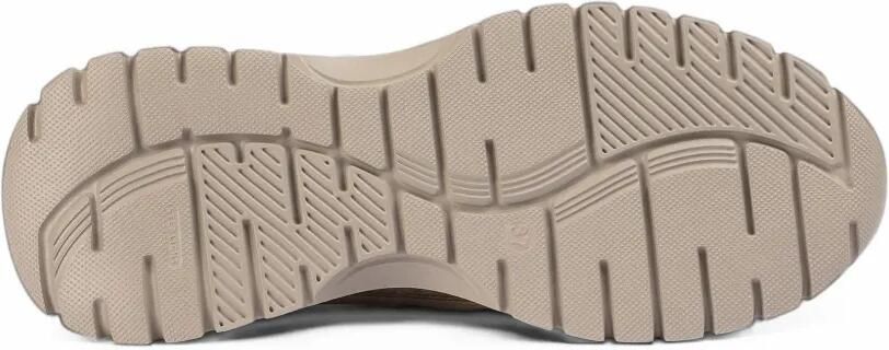 Doucal's Leren sneakers met vlakken Beige - Foto 4
