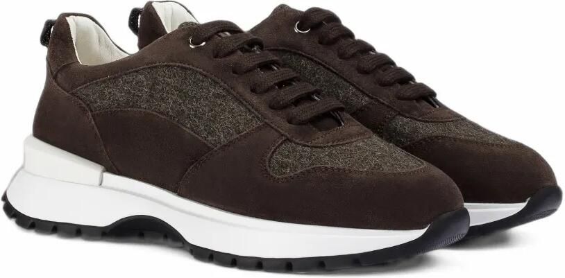 Doucal's Suède sneakers met vlakken Bruin - Foto 3