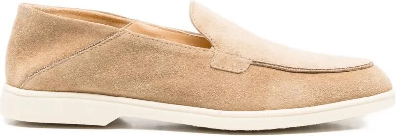 Doucal's Peanut suède loafers Beige