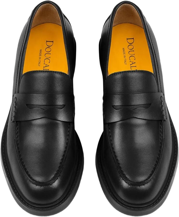 Doucal's Leren loafers Zwart - Foto 2