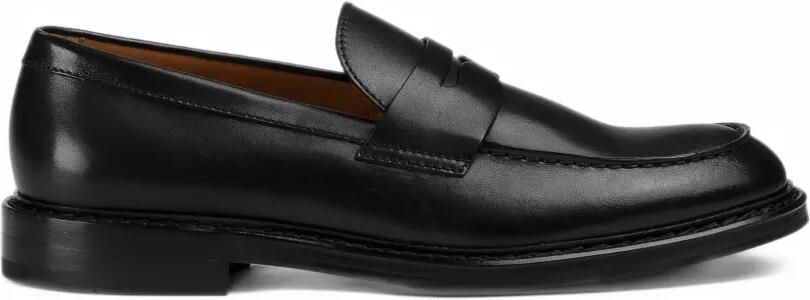 Doucal's Leren loafers Zwart