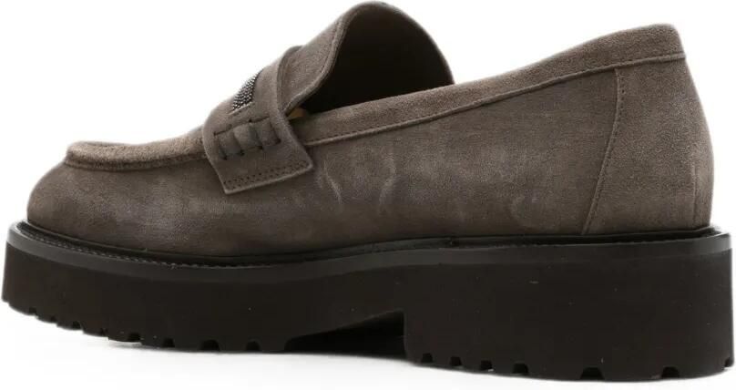 Doucal's Philadelphia RS suède loafers Grijs - Foto 2