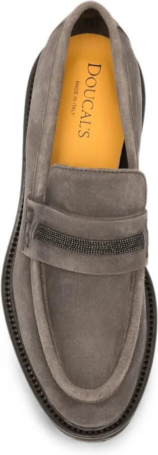 Doucal's Philadelphia RS suède loafers Grijs - Foto 4