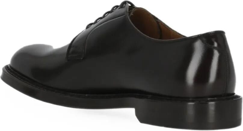 Doucal's polished leather derby shoes Zwart - Foto 3