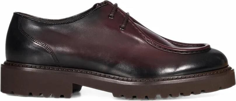 Doucal's polished leather Oxford shoes Bruin