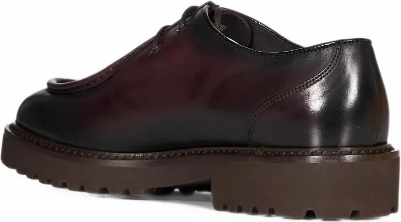 Doucal's polished leather Oxford shoes Bruin - Foto 2