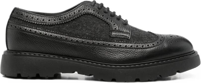 Doucal's Ramon brogue derby schoenen Zwart