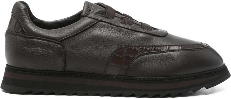Doucal's Rodrigo sneakers met vlakken Bruin