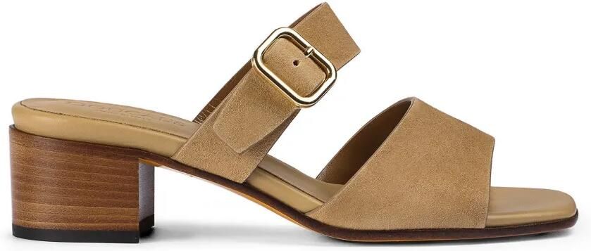 Doucal's Sandalen met dubbele bandjes Beige