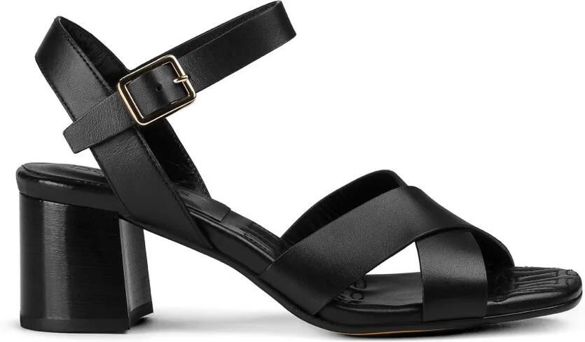 Doucal's Sandalen met gekruiste bandjes Zwart