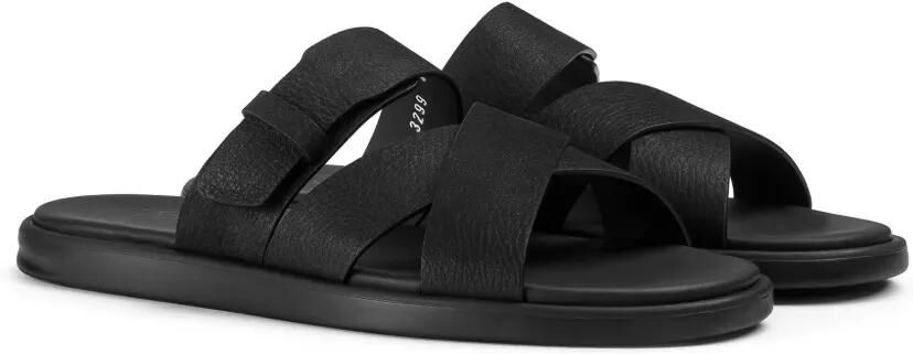 Doucal's Sandalen met gekruiste bandjes Zwart