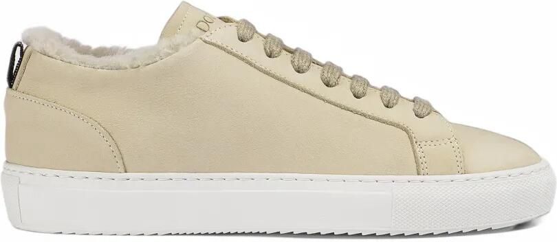 Doucal's Loafers met lammy afwerking Beige
