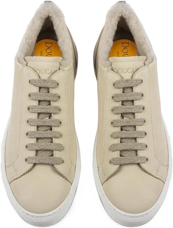 Doucal's Loafers met lammy afwerking Beige - Foto 2