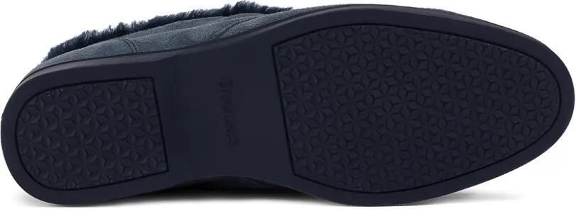 Doucal's shearling-trim suede desert boots Blauw - Foto 3