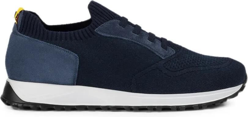 Doucal's Sneakers met gebreide vlakken Blauw