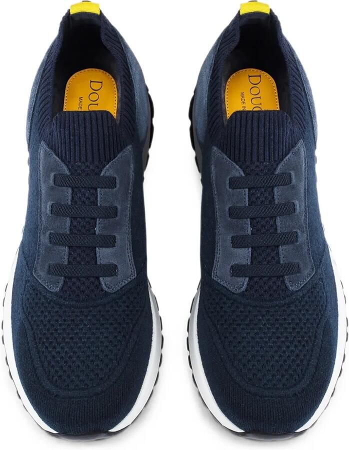 Doucal's Sneakers met gebreide vlakken Blauw - Foto 2