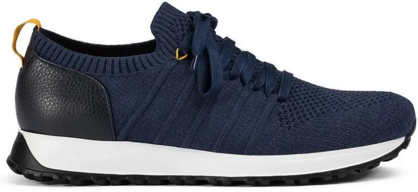 Doucal's Sneakers met hieldetail Blauw