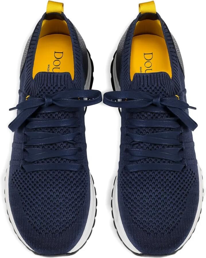 Doucal's Sneakers met hieldetail Blauw - Foto 2