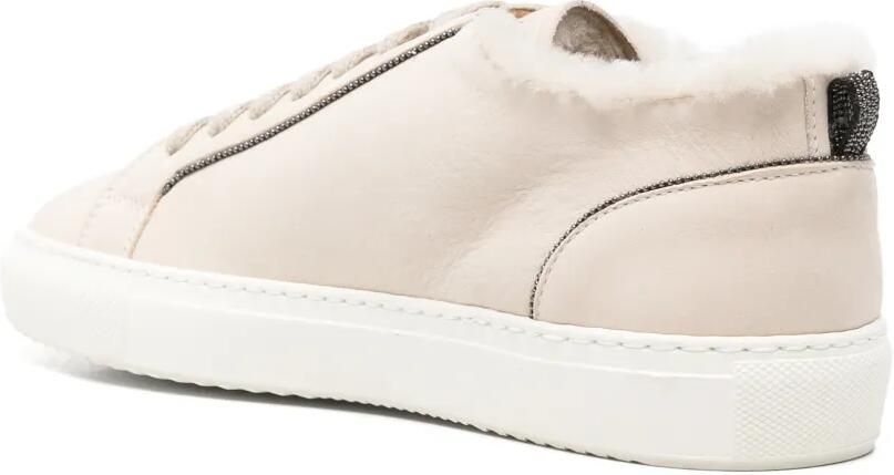 Doucal's Sneakers met lammy afwerking Beige - Foto 3