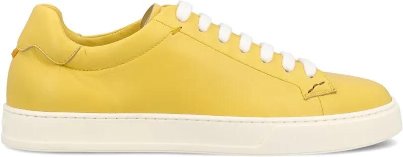 Doucal's Sneakers met ronde neus Geel