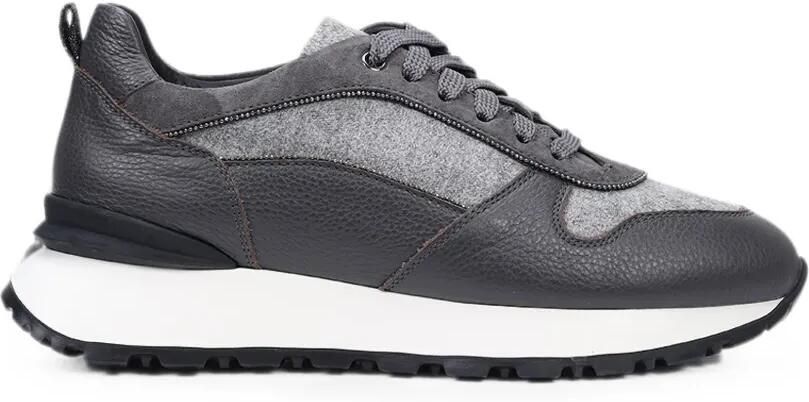 Doucal's Sneakers met vlakken Bruin