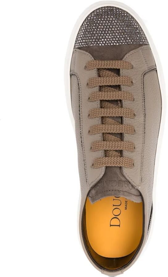 Doucal's Sneakers verfraaid met kristallen Bruin - Foto 2